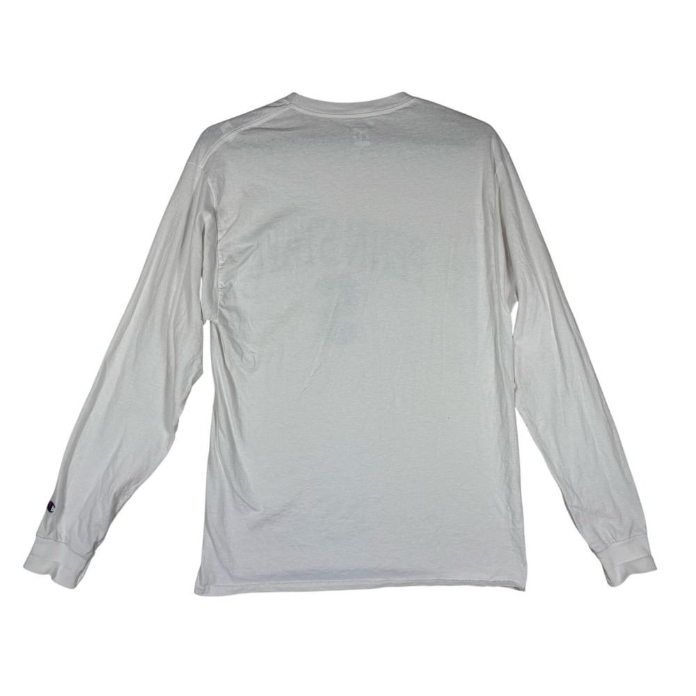 Champion Penn State Long Sleeve‎ T-Shirt Mens White Navy Blue Collegiate Tee - Picture 11 of 12